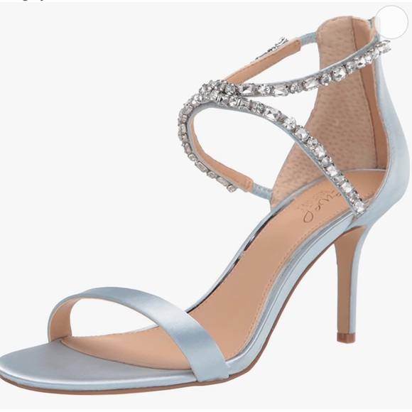 Badgley Mischka Celine Stiletto Heel sky blue size 8.5 - Picture 2 of 10